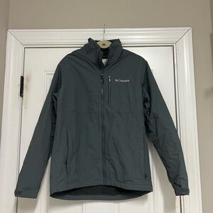 COLUMBIA Men’s Asender Softshell Jacket Blue Size Medium